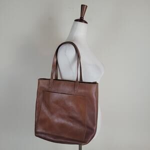 Madewell Brown Leather Tote Bag